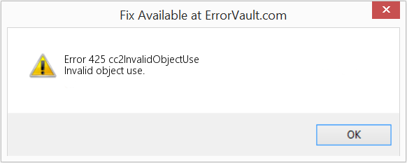 Fix cc2InvalidObjectUse (Error Error 425)
