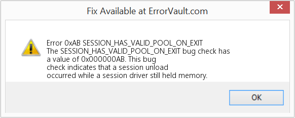 Fix SESSION_HAS_VALID_POOL_ON_EXIT (Error Error 0xAB)