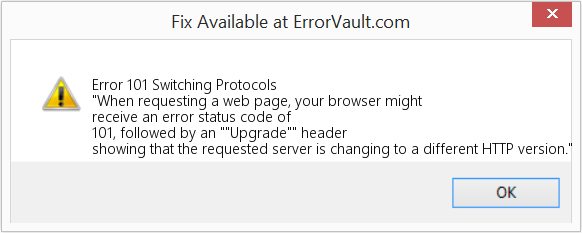 Fix Switching Protocols (Error Error 101)