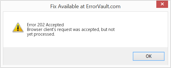 Fix Accepted (Error Error 202)