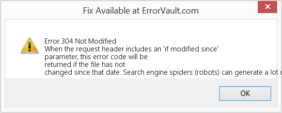Fix Not Modified (Error Error 304)
