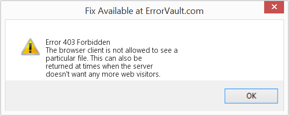 Fix Forbidden (Error Error 403)