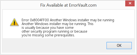 Download Error <?php echo $number; ?> (Another Windows installer may be running) Repair Tool Fix Another Windows installer may be running (Error Code 0x8004FF00)