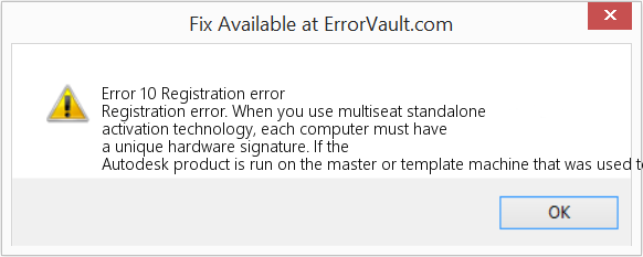 Fix Registration error (Error Code 10)