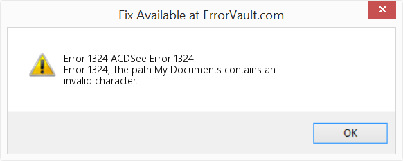Fix ACDSee Error 1324 (Error Code 1324)