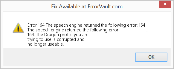 Fix The speech engine returned the following error: 164 (Error Code 164)