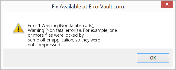 Fix Warning (Non fatal error(s)) (Error Code 1)