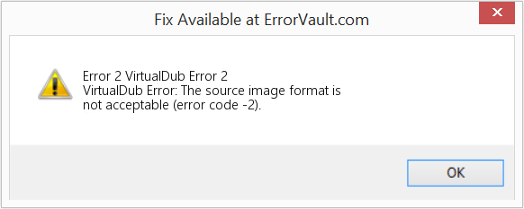 Fix VirtualDub Error 2 (Error Code 2)
