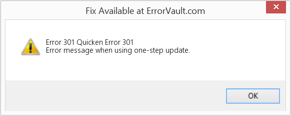 Fix Quicken Error 301 (Error Code 301)