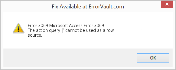 Download Error <?php echo $number; ?> (Microsoft Access Error 3069) Repair Tool Fix Microsoft Access Error 3069 (Error Code 3069)