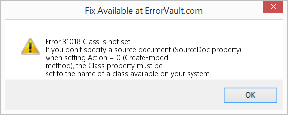 Download Error <?php echo $number; ?> (Class is not set) Repair Tool Fix Class is not set (Error Code 31018)