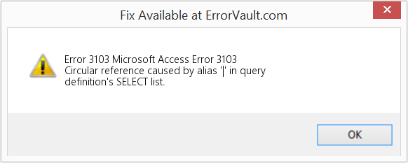 Fix Microsoft Access Error 3103 (Error Code 3103)