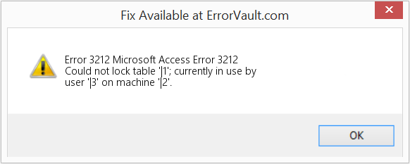 Download Error <?php echo $number; ?> (Microsoft Access Error 3212) Repair Tool Fix Microsoft Access Error 3212 (Error Code 3212)