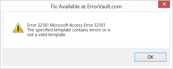 Fix Microsoft Access Error 32561 (Error Code 32561)