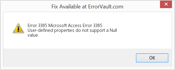 Download Error <?php echo $number; ?> (Microsoft Access Error 3385) Repair Tool Fix Microsoft Access Error 3385 (Error Code 3385)