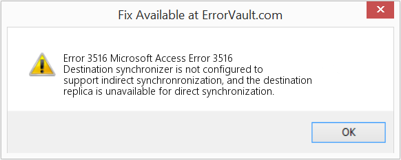 Fix Microsoft Access Error 3516 (Error Code 3516)