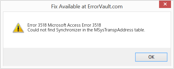 Download Error <?php echo $number; ?> (Microsoft Access Error 3518) Repair Tool Fix Microsoft Access Error 3518 (Error Code 3518)