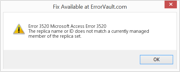 Fix Microsoft Access Error 3520 (Error Code 3520)