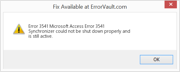 Fix Microsoft Access Error 3541 (Error Code 3541)