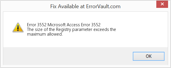 Download Error <?php echo $number; ?> (Microsoft Access Error 3552) Repair Tool Fix Microsoft Access Error 3552 (Error Code 3552)