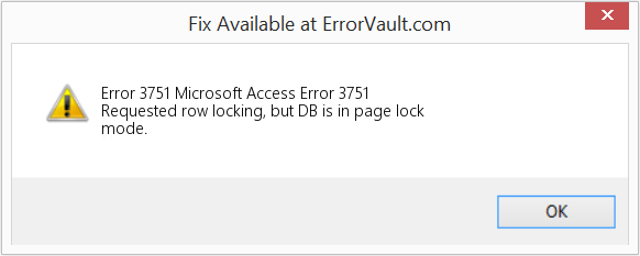 Download Error <?php echo $number; ?> (Microsoft Access Error 3751) Repair Tool Fix Microsoft Access Error 3751 (Error Code 3751)