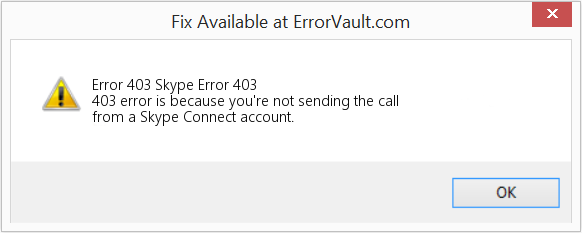 Fix Skype Error 403 (Error Code 403)