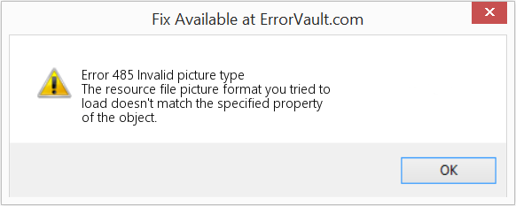 Fix Invalid picture type (Error Code 485)