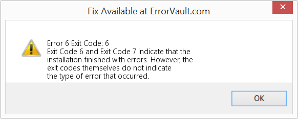 Fix Exit Code: 6 (Error Code 6)