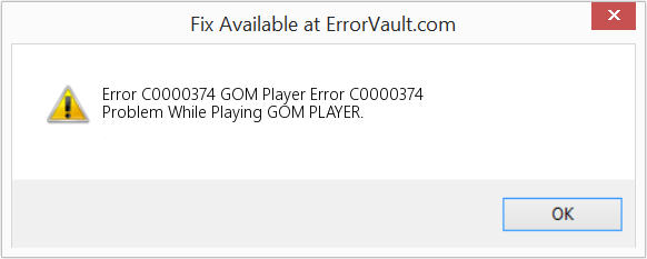 Fix GOM Player Error C0000374 (Error Code C0000374)