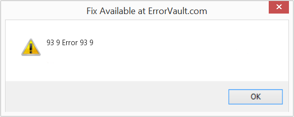 Fix Error 93 9 (Error 93 9)