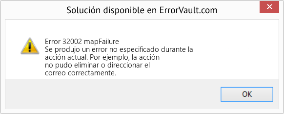 Fix mapFailure (Error Error 32002)
