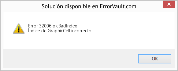 Fix picBadIndex (Error Error 32006)