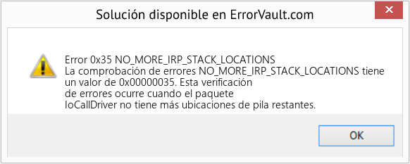 Fix NO_MORE_IRP_STACK_LOCATIONS (Error Error 0x35)