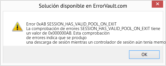 Fix SESSION_HAS_VALID_POOL_ON_EXIT (Error Error 0xAB)
