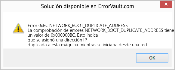 Fix NETWORK_BOOT_DUPLICATE_ADDRESS (Error Error 0xBC)