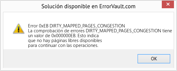 Fix DIRTY_MAPPED_PAGES_CONGESTION (Error Error 0xEB)