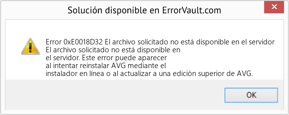 Fix El archivo solicitado no está disponible en el servidor (Error Code 0xE0018D32)