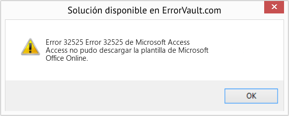 Descargar la herramienta de reparación de errores <?php echo $number; ?> (Error 32525 de Microsoft Access) Fix Error 32525 de Microsoft Access (Error Code 32525)