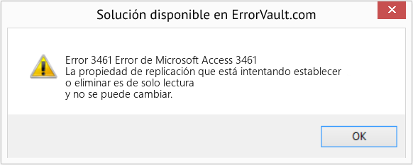 Fix Error de Microsoft Access 3461 (Error Code 3461)
