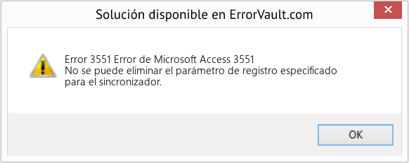 Descargar la herramienta de reparación de errores <?php echo $number; ?> (Error de Microsoft Access 3551) Fix Error de Microsoft Access 3551 (Error Code 3551)