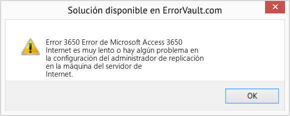 Descargar la herramienta de reparación de errores <?php echo $number; ?> (Error de Microsoft Access 3650) Fix Error de Microsoft Access 3650 (Error Code 3650)