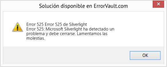 Descargar la herramienta de reparación de errores <?php echo $number; ?> (Error 525 de Silverlight) Fix Error 525 de Silverlight (Error Code 525)