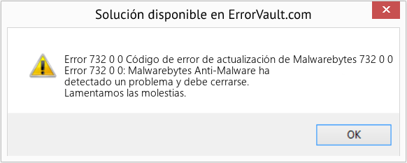 Fix Código de error de actualización de Malwarebytes 732 0 0 (Error Code 732 0 0)