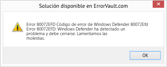 Descargar la herramienta de reparación de errores <?php echo $number; ?> (Código de error de Windows Defender 80072Efd) Fix Código de error de Windows Defender 80072Efd (Error Code 80072EFD)