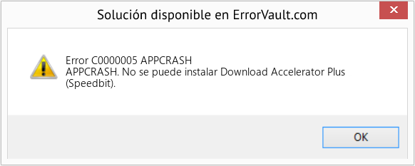 Fix APPCRASH (Error Code C0000005)