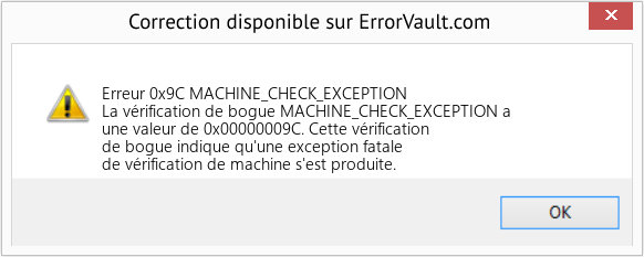 Fix MACHINE_CHECK_EXCEPTION (Error Erreur 0x9C)