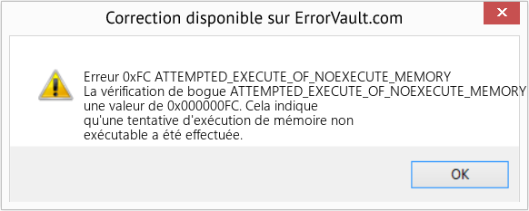 Fix ATTEMPTED_EXECUTE_OF_NOEXECUTE_MEMORY (Error Erreur 0xFC)