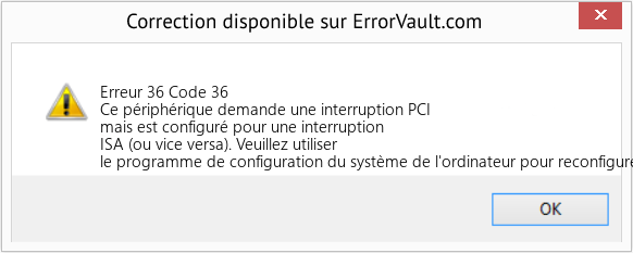 Download Error Erreur 36 (Code 36) Repair Tool Fix Code 36 (Error Erreur 36)