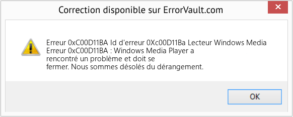 Fix Id d'erreur 0Xc00D11Ba Lecteur Windows Media (Error Erreur 0xC00D11BA)