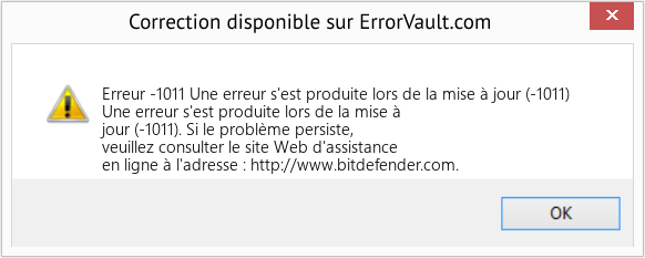 Fix Une erreur s'est produite lors de la mise à jour (-1011) (Error Erreur -1011)